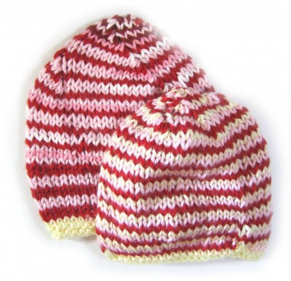 KSS Pink, Red & Yellowy Striped Colored Cap 12