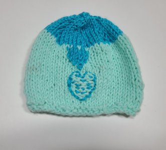 KSS Turqoise Beanie Knitted Cap 15" (3-6 Months) HA-847