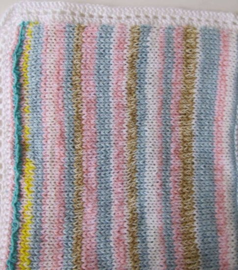 KSS Large Pastel Baby Blanket Newborn and up - Click Image to Close
