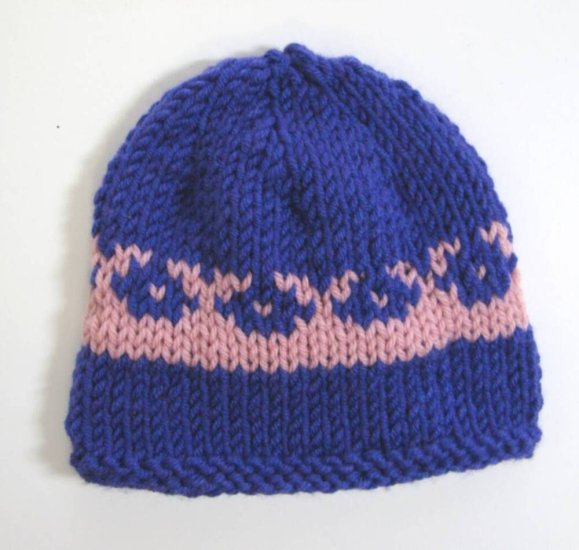 KSS Purple Isle Baby Beanie 14-16" (6-18Months) - Click Image to Close