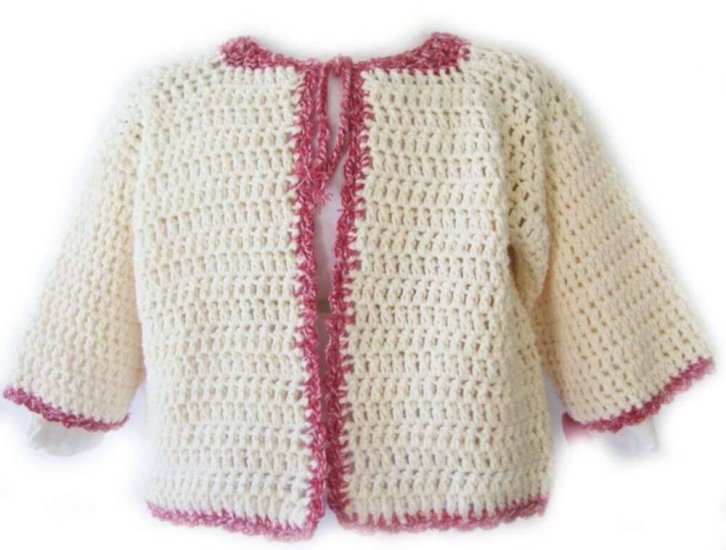 KSS Pastel Natural Cotton Sweater/Jacket 5 Years - Click Image to Close