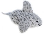 KSS Crocheted Shark 6" x 4"