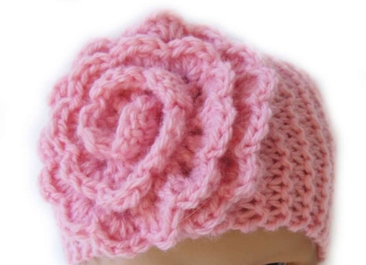 KSS Pink Knitted Acrylic Headband 13-15 (3 - 9 Months) [KSS-HB-043-AZ ...