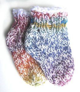 KSS Multi Colored Tweed Knitted Socks (3-6 Months)