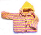 KSS Pink/Yellow Colored Hooded Sweater (2 Years)