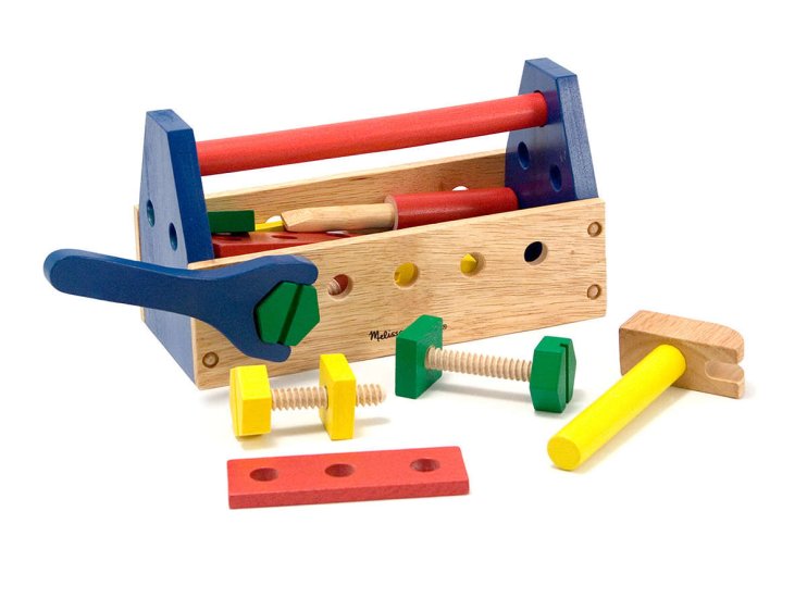 Melissa & Doug Take-Along Wooden Tool Kit