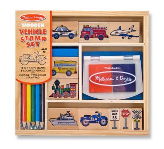 Melissa & Doug Vehicle Stamp Set