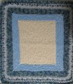 KSS Baby Blanket of Many Blues Newborn and up