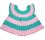KSS Handmade Colorful Pink/Green Toddler Dress (2 years) DR-196