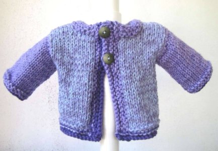 KSS Purple Sweater/Cardigan (6 Months)