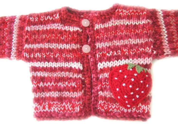 KSS The Strawberry Sweater/Jacket (18 Months)