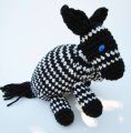KSS Crocheted Zebra 10" long
