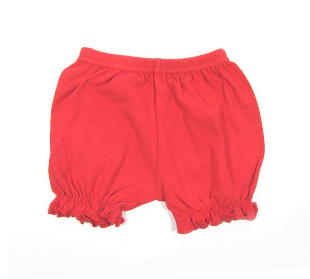 KSS Plain Red 100% Cotton Frilly Panty 12-24M