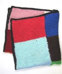 KSS Large Colorful Squares Baby Blanket Newborn and up