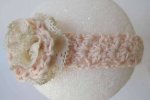 KSS Pink Crocheted Cotton Headband 0 - 24 Months