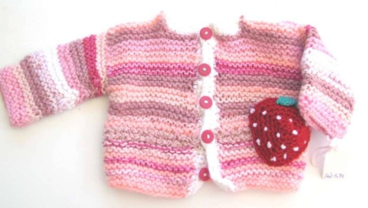 KSS The Strawberry Sweater/Jacket (18 Months) - Click Image to Close