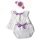 KSS Crocheted White Baby Dress and Panty 0-3 Months