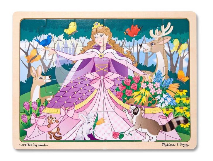 Melissa & Doug Woodland Princess Jigsaw 24pc Puzzle