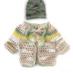 KSS Natural Color Acrylic/Cotton Sweater/Jacket (3 Months) SW-380 KSS-SW-380-EB