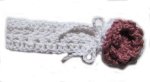 KSS White Crocheted Adjustable Cotton Headband (0 - 4 Years)