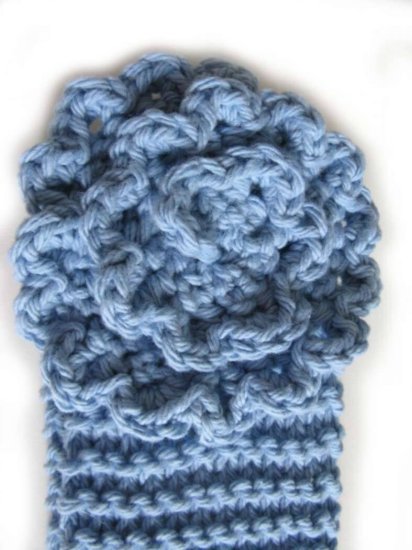 KSS Blue Cotton Wide Baby Headband 14-16
