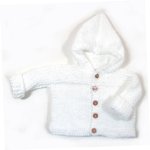 KSS White Hooded Sweater/Jacket (6 Months)