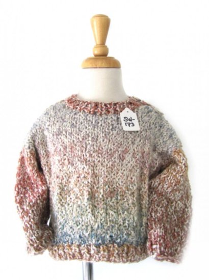 KSS Earth Colored Cotton Sweater (3-4 Years) - Click Image to Close