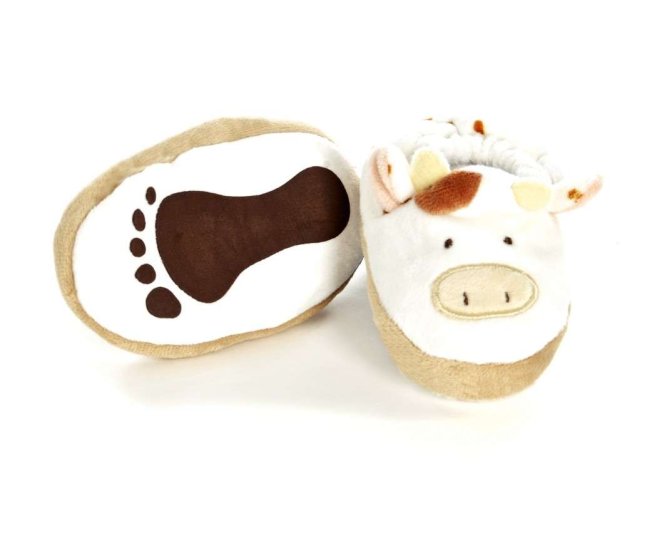 Teddykompaniet Diinglisar Cow Baby Booties (6-12 Months)