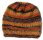 KSS Autumn Leaves Striped Slouchy Hat 17 - 19" (6 - 24 Months)