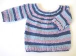 KSS Blue Sky Colored Cotton Pullover Sweater (9 Months) SW-718
