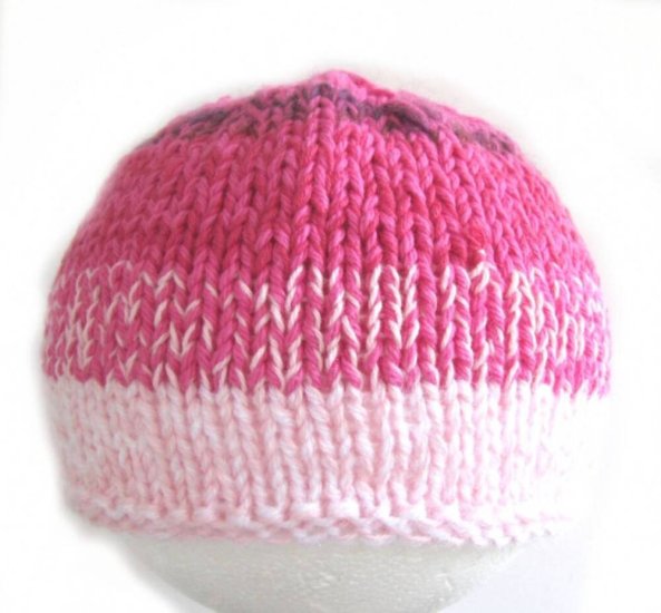 KSS Pink Beanie 15-16" (6-24 Months) - Click Image to Close