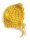 KSS Dark Yellow Cotton Bonnet Type Baby Hat 13 - 15" (Newborn)