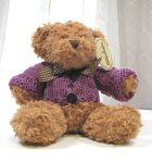 Teddykompaniet Brown Teddybear Jeppe with Sweater 2209 TEDDY-2209-BR-SW-042