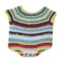 KSS Multi Colored Striped Onesie 6 Months