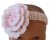 KSS Pink Crocheted Cotton Headband 14-17"