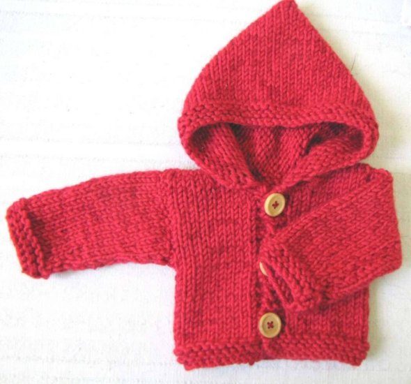 KSS Copper Hooded Sweater/Jacket (3 Months) SW-497 - Click Image to Close