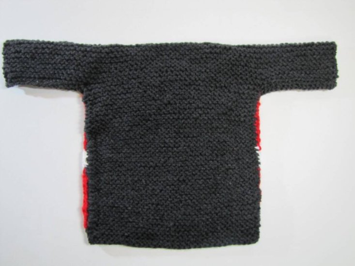 KSS Bright Colored Danish Flag Toddler Sweater 2T SW-725 - Click Image to Close