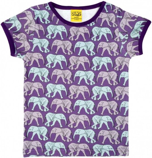 DUNS Organic Cotton Elephant Short Sleeve Top (18-24 Months) - Click Image to Close