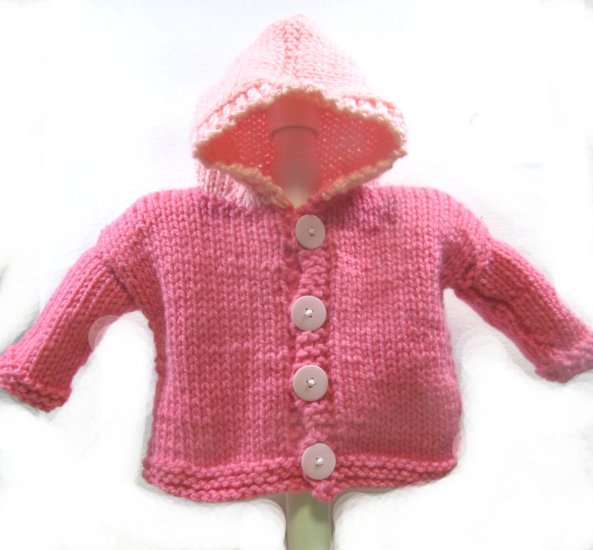 KSS Pink Hooded Sweater/Jacket (9 Months) SW-916