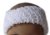 KSS White Knitted Soft Infinity Headband 15-18"