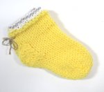 KSS Yellow Knitted Socks (6-12 Months)