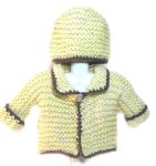 KSS Yellow Cardigan and Hat 3 Months SW-499