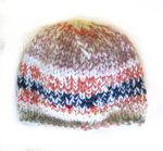 KSS Brownish striped Knitted Cap 14" (6 Months)