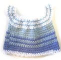 KSS Crocheted Blue/Aqua/White Baby Dress 9 Months DR171