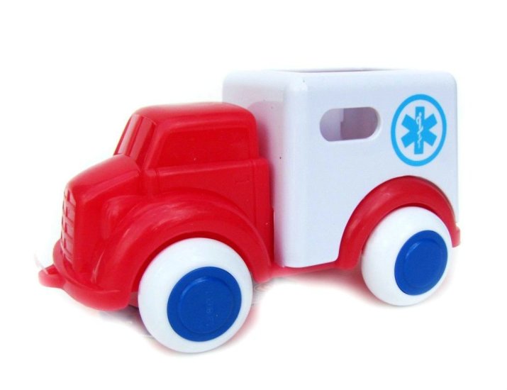 Viking Toys 3" Little Chubbies Ambulance RED - Click Image to Close