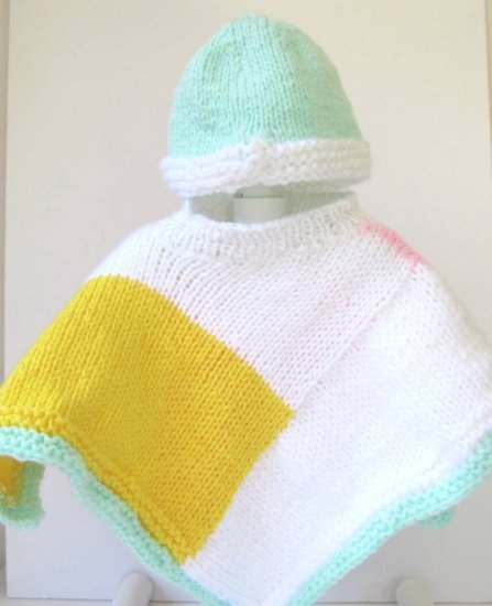 KSS Icecream Colored Kids Poncho 0 - 4 Years - Click Image to Close