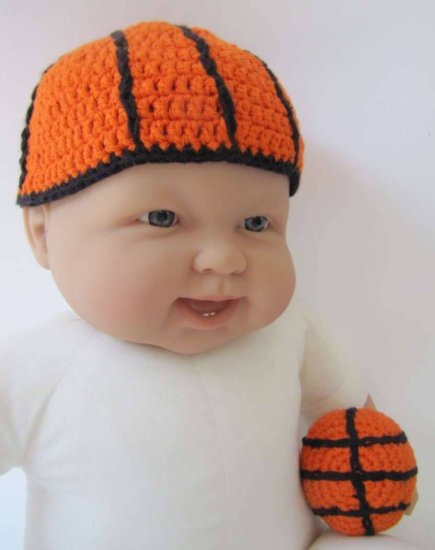 KSS Cotton Basketball cap and a Ball (6-9 Months) HA-236 - Click Image to Close