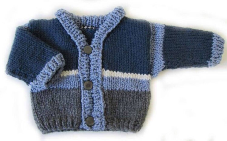 KSS Blue/Lightblue Sweater/Jacket (12 - 18 Months)