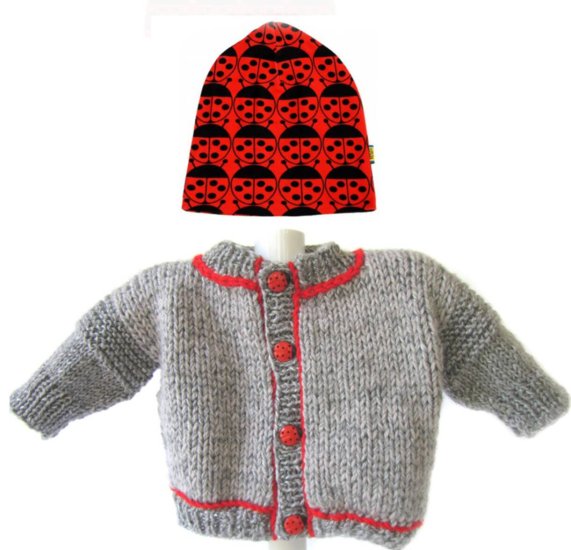 KSS Grey Knitted Sweater/Jacket 2 Years SW-393