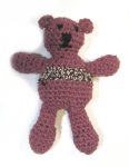 KSS Knitted Cotton Teddy Bear 5.5" long
